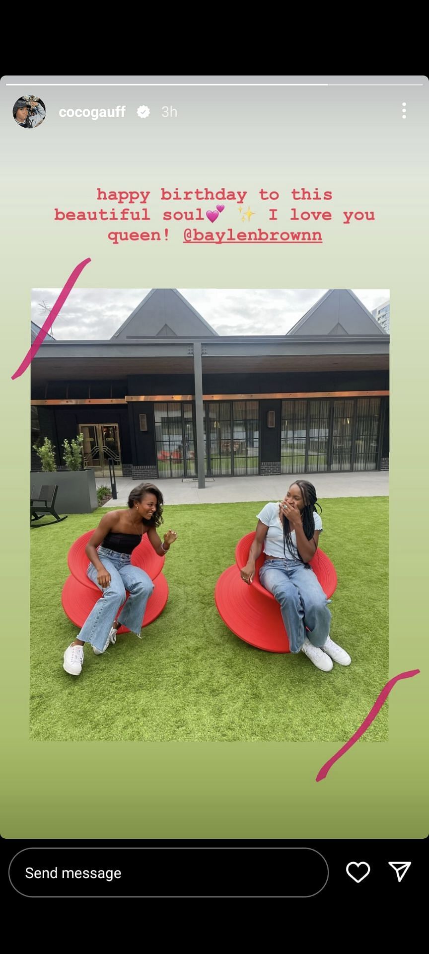 Coco Gauff on Instagram